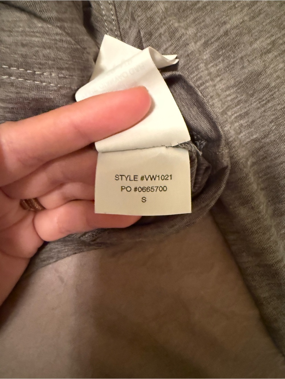 Vuori Lux Crop Tee Long-Sleeve Dusty Pine Heather - Picture 5 of 5